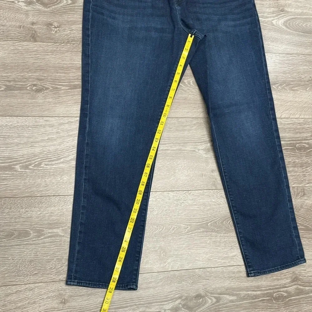 Banana Republic Travel Jean Athletic Fit Dark Rinse Denim 35x32